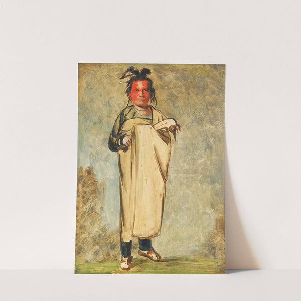 Káw-Kaw-Ne-Chóo-A, a Brave by George Catlin