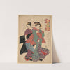 Kayoikomachi no mitate (1818) by Keisai Eisen
