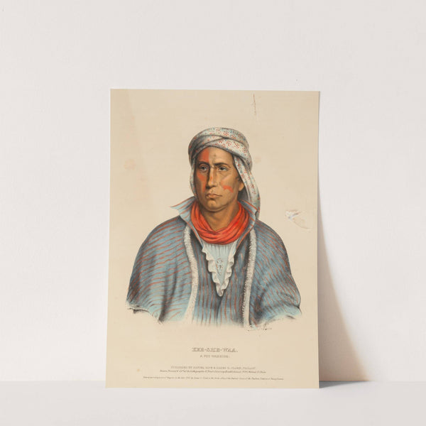 Kee-She-Waa. A Fox Warrior (1843) by Charles Bird King