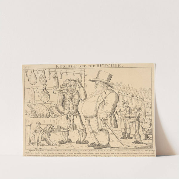 Kemble and the butcher. (1805)