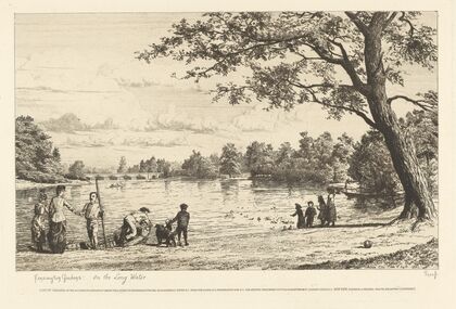 Kensington Gardens: On the Long Water — size preview