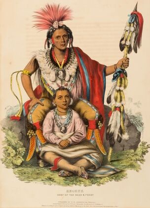 Keokuk. Chief Of The Sacs And Foxes