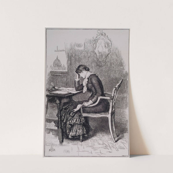 Kept in the Dark - When the Letter was completed she found it to be one which she could not send by Sir John Everett Millais