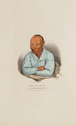 KER-O-MENEE; A Celebrated Winnebago Chief (1835) — size preview