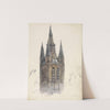 Kerktoren te Delft by Willem Anthonie van Deventer