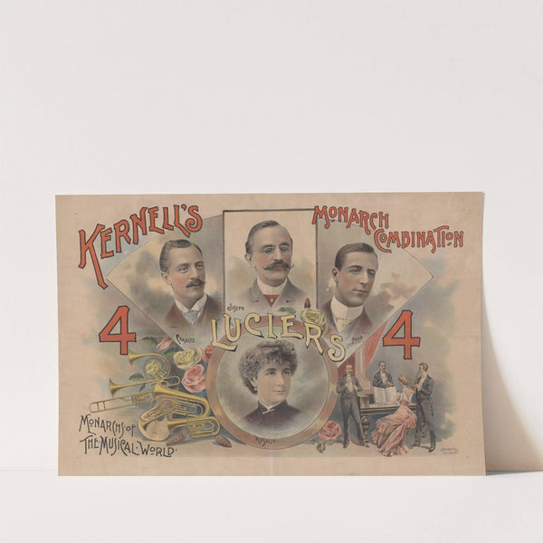Kernell&#8217;s, monarch combination &#8211; 4 Luciers, monarchs of the musical world (1890-1914) by H.A. Thomas &amp; Wilie Lith