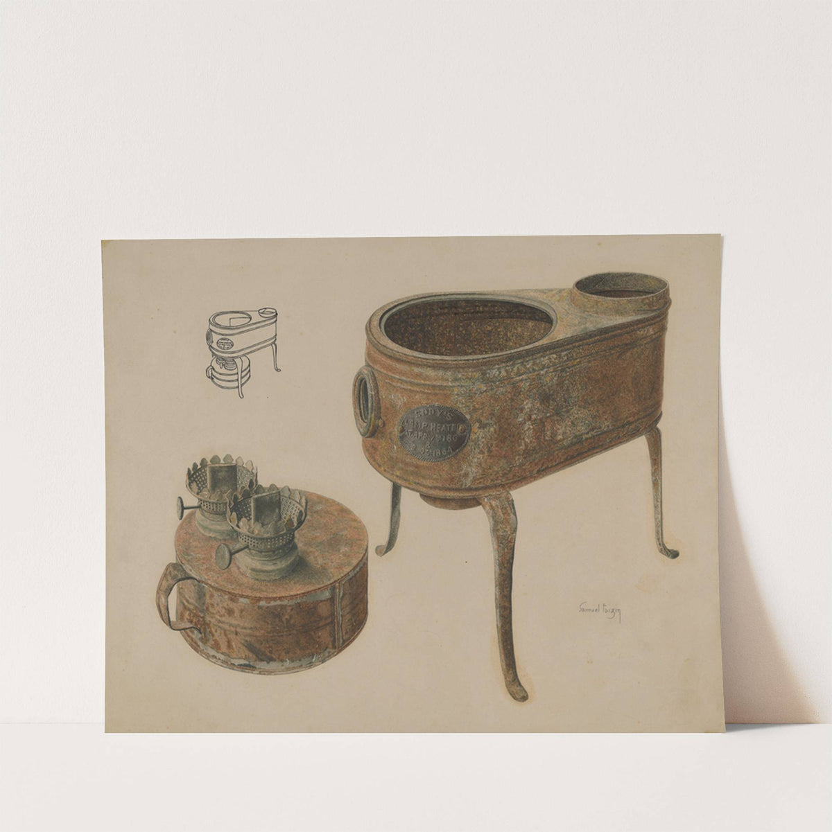 Kerosene Lamp Heater by Samuel Faigin