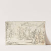 Keys of a City Offered to a Procession of Cardinals Headed by a Riderless Horse (1696–1770) by Giovanni Battista Tiepolo