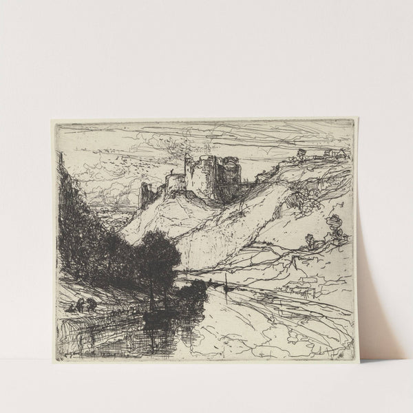 Kilgaren Castle by Francis Seymour Haden