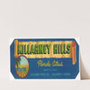 Killarney Hills Florida Citrus Label (1930-1950)
