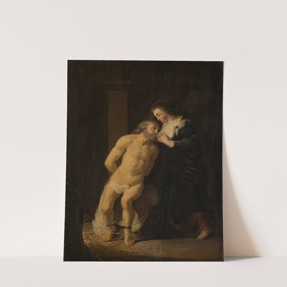 Kimon und Pero (Caritas Romana) by Christiaen van Couwenbergh