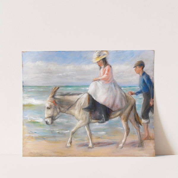 Kind, auf einem Esel reitend (1901) by Max Liebermann