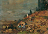 Kinder an der Friedhofsmauer (1888)