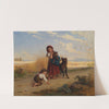 Kinder auf dem Weg zum Erntefeld by Bernhard Reinhold