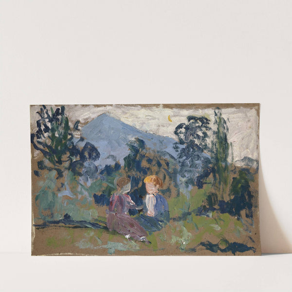 Kinder im Grünen by Ernst Schiess