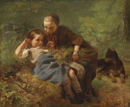 Kinder im Wald