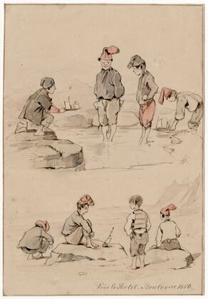 Kinderen op het strand
