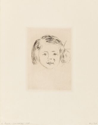 Kinderkopf; Herbert Esches Tochter (1905)