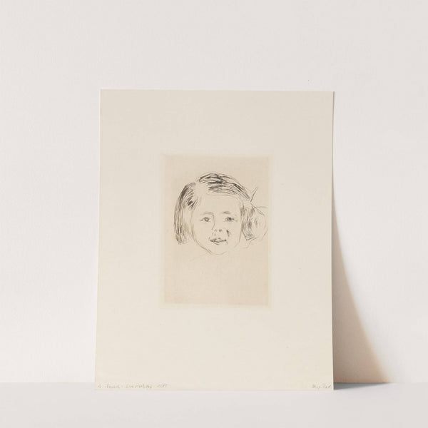 Kinderkopf; Herbert Esches Tochter (1905) by Edvard Munch