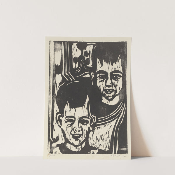 Kinderporträt K-H. – Zwei Knaben (Köhler-Haußen) (1908) by Ernst Ludwig Kirchner
