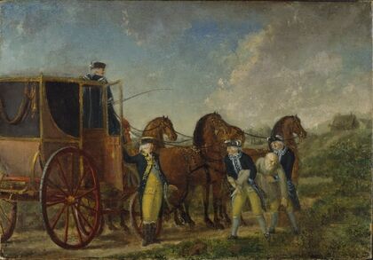 King Adolf Fredrik (1710-1771) at Loka Brunn in 1762