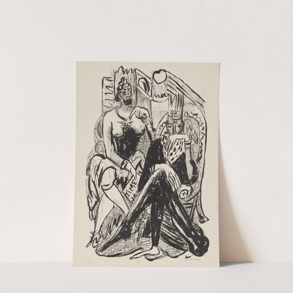 King and Demagogue (1946) by Max Beckmann