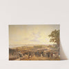 King Carl XIV Johan of Sweden Visiting the Canal Locks at Berg in 1819 by Alexander Wetterling