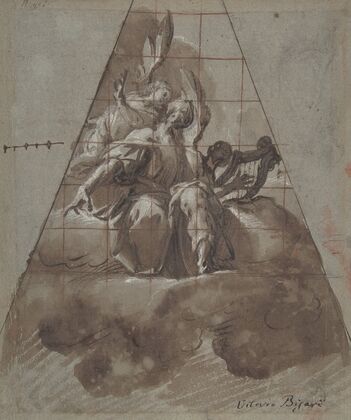 King David with Angels