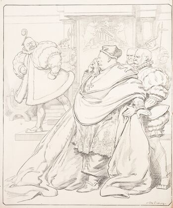 King Frowns on Cardinal (1910)