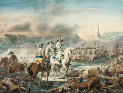 King Gustav II Adolf of Sweden at Wittstock