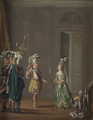 King Gustav III and Ulrika Eleonora von Fersen