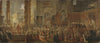 King Gustav III Attending Christmas Mass in 1783, in St Peter’s, Rome