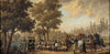 King Gustav III of Sweden & a Soldier.Episode from the Russian War 1789