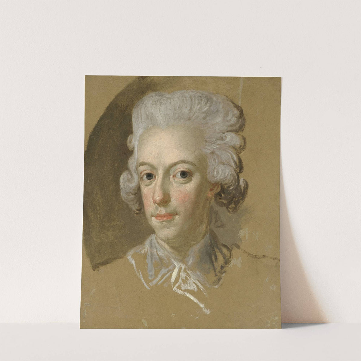 King Gustav III of Sweden. Sketch by Lorens Pasch the Younger