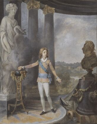 King Gustav IV Adolf of Sweden Sacrifices to Hygia for his Father’s Health