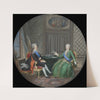 King Gustavus III and Catherine II of Russia in Fredrikshamn by Cornelius Hoeyer