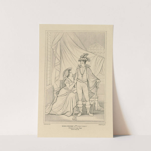 King Henry 4th, First Part, Hotspur & Lady Percy (19th century) by William Francis Starling