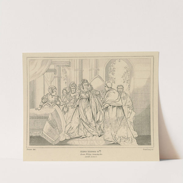 King Henry 8th, act III, scene I (19th century) by William Francis Starling