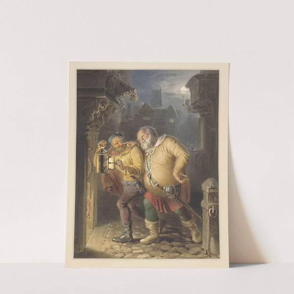 King Henry IV, pt. 1, III, 3, Falstaff and Bardolph (1829) by Henry Richter