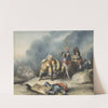 King Henry IV, pt. 1, III, 5, Prince Henry and Falstaff on plain near Shrewsbury (1829) by Johann Heinrich Ramberg