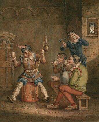 King Henry Sixth, second part [II, 3] Horner and his neighbors drinking (1800-1830)