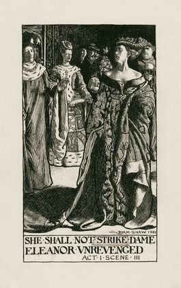 King Henry VI, part 2; She shall not strike Dame Eleanor unrevenged Act I Scene III (1900)