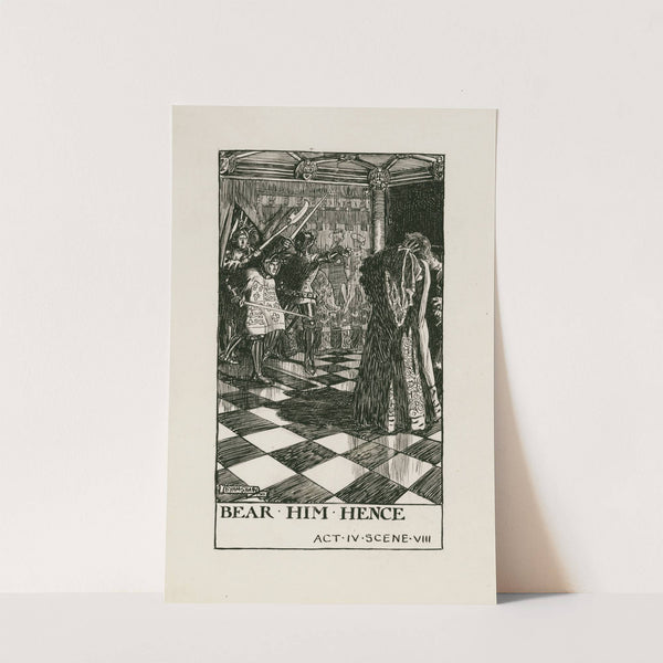 King Henry VI, part 3; Bear him hence Act IV Scene VIII (1900) by Byam Shaw