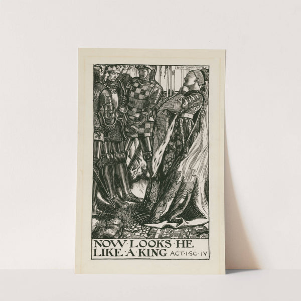 King Henry VI, part 3; Now looks he like a King Act I Scene IV (1900) by Byam Shaw