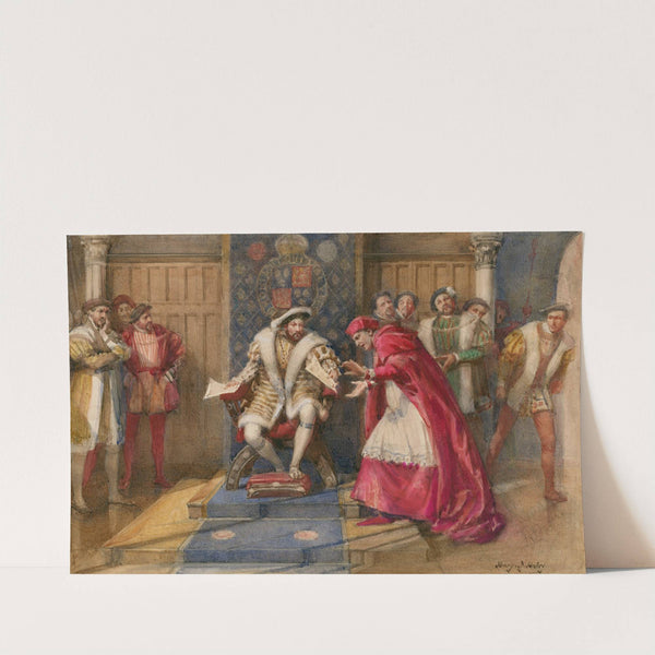 King Henry VIII; III, 2, the fall of Cardinal Wolsey (1901-1911) by Henry James Haley