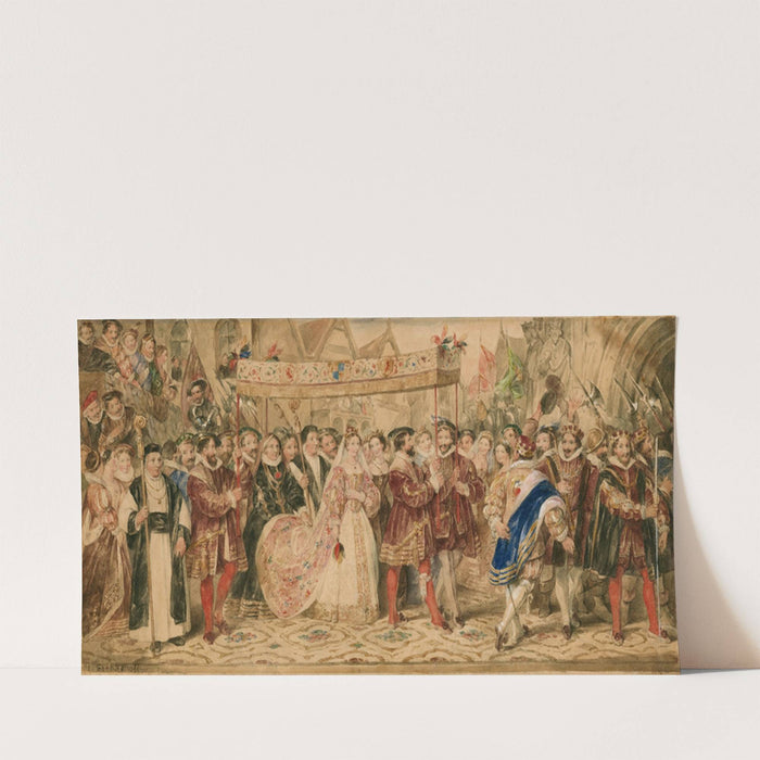 King Henry VIII, IV, 1, the coronation procession of Anne Boleyn by James Stephanoff