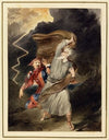King Lear, act III, scene II, a heath, a storm, with thunder and lightning, enter Lear and Fool (1853)