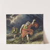 King Lear, III, 2, Another part of the heath, enter Lear and the fool (1829) by Johann Heinrich Ramberg