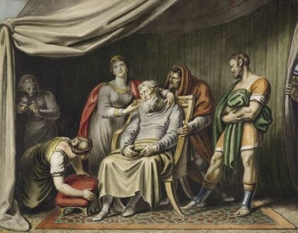 King Lear, IV, 7, a tent in the French camp (1829)