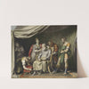 King Lear, IV, 7, a tent in the French camp (1829) by Johann Heinrich Ramberg